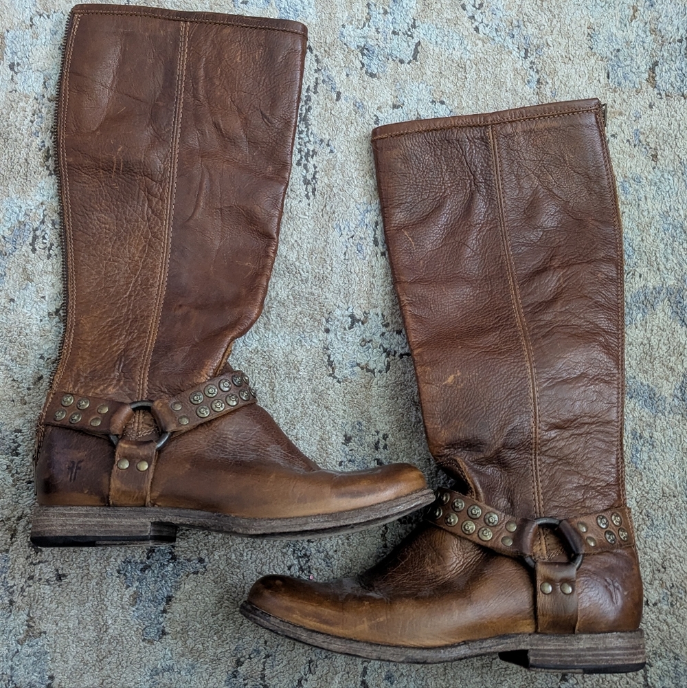 Frye Women's Brown Leather Boots